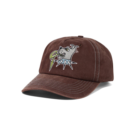 Butter Goods Canine 5 Panel Cap - Washed Brown