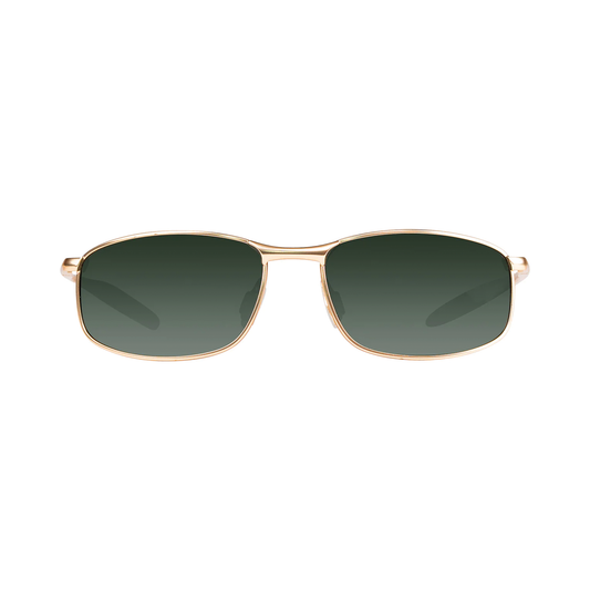 Cassette Mixer Sunglasses - Gold / Polarized G15 Lens
