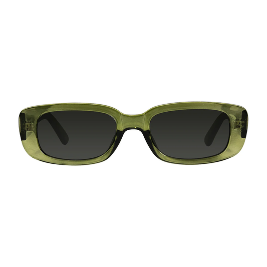 Cassette Soundtrack Sunglasses - Evergreen / Smoke Lens