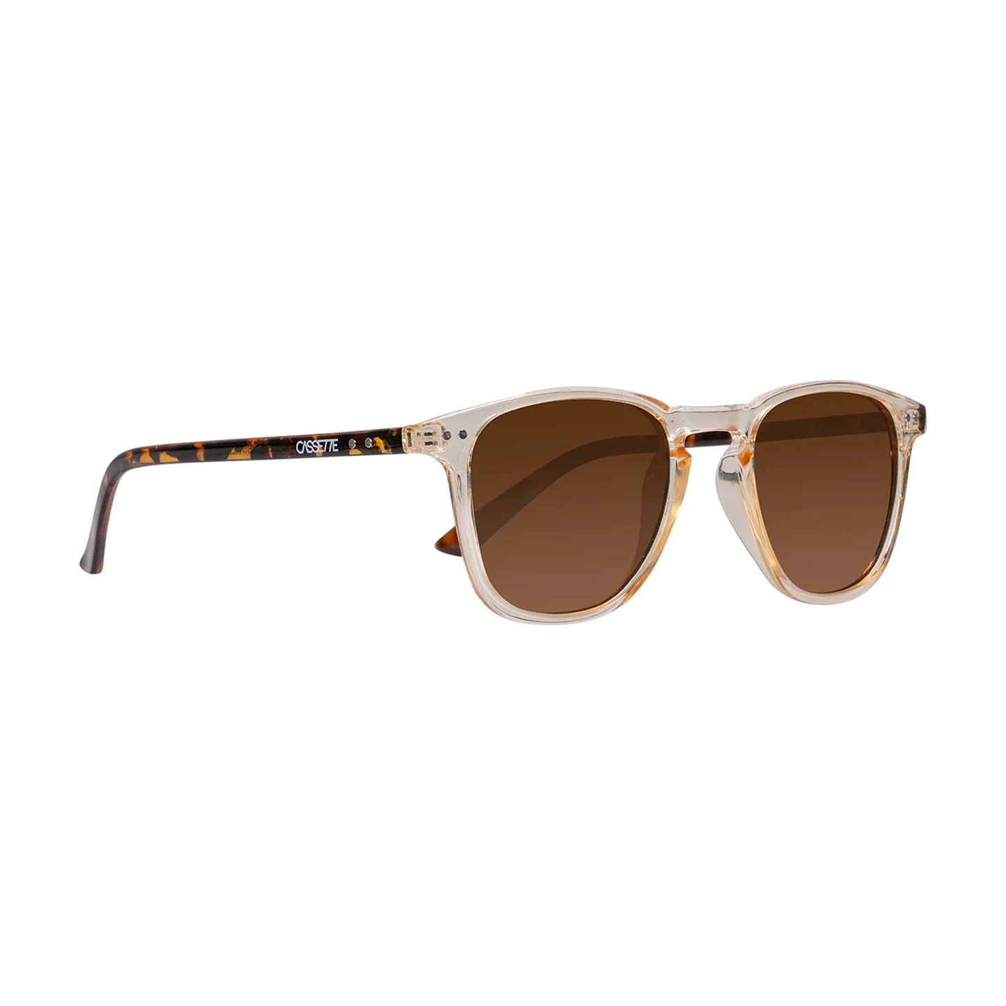 Cassette Standard Sunglasses - Champagne Tortoise / Brown Lens