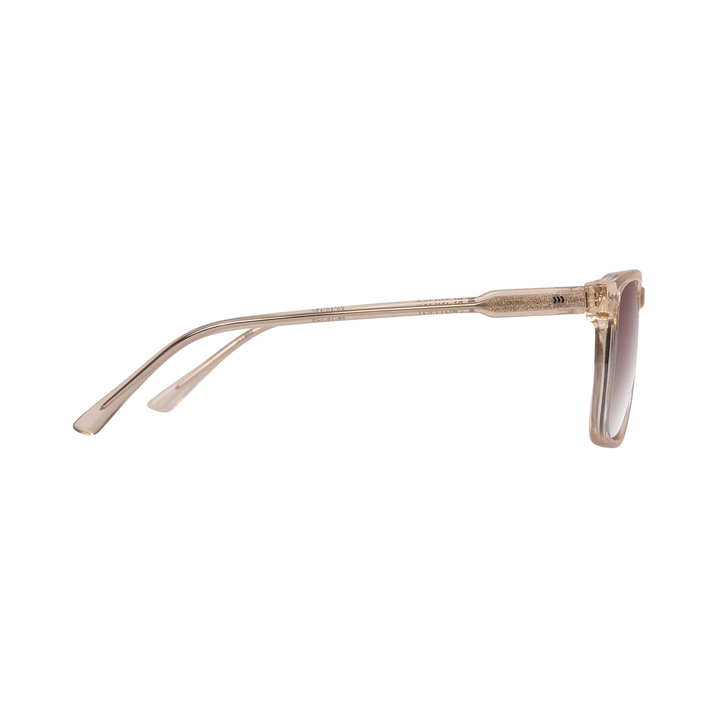 Cassette Playlist Sunglasses - Champagne / Polarized Gradient Tea Lens