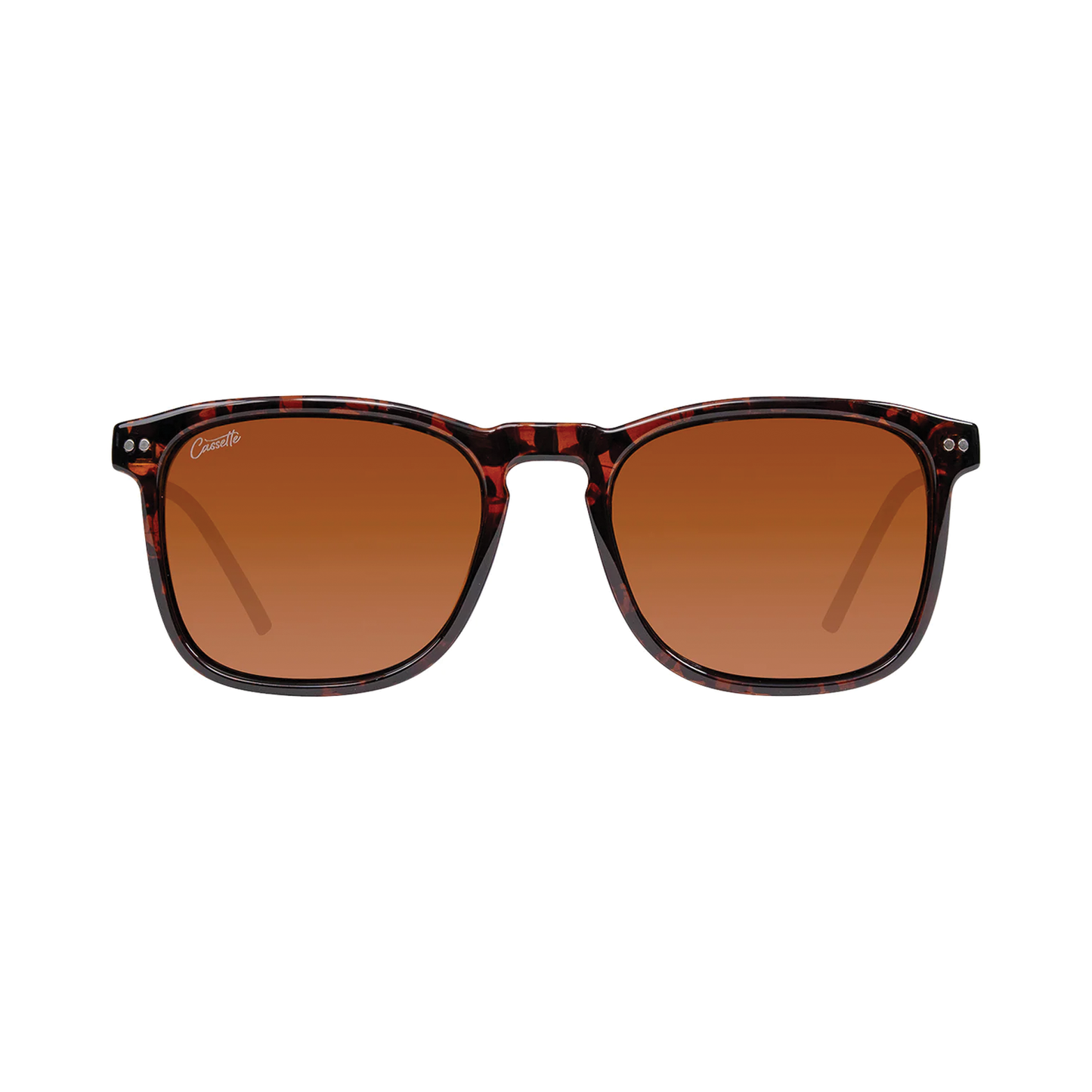 Cassette Playlist Sunglasses - Splatter Tortoise / Polarized Brown Lens