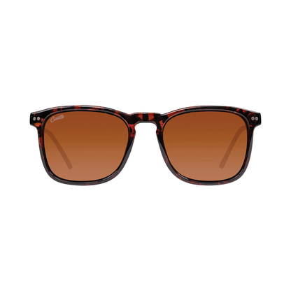 Cassette Playlist Sunglasses - Splatter Tortoise / Polarized Brown Lens
