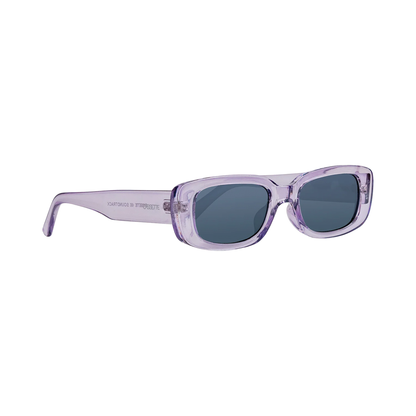 Cassette Soundtrack Sunglasses - Lavender / Smoke Lens