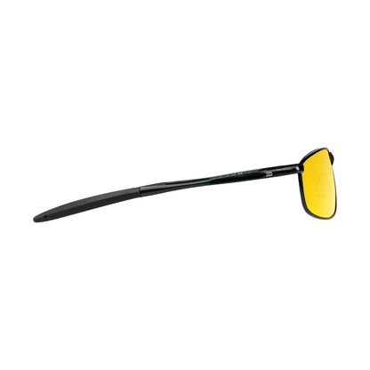 Cassette Mixer Sunglasses - Vinyl / Semi-Polarized Ali G Yellow Lens