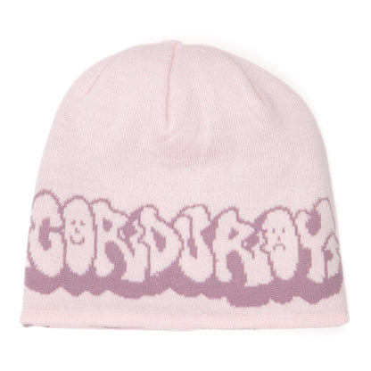 Corduroy Checkmate Reversible Skully - Pink