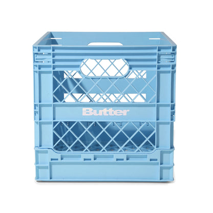 Butter Goods Collapsable Record Crate - Sky Blue