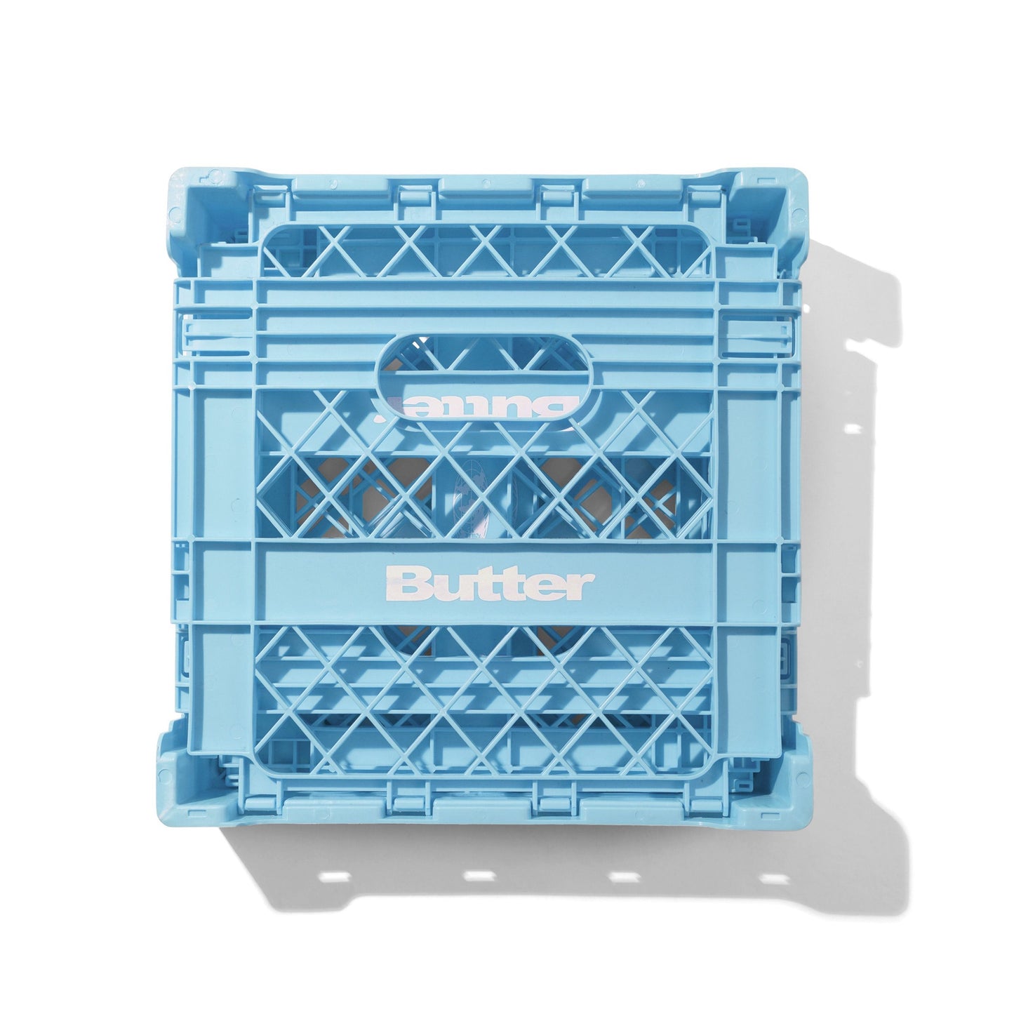 Butter Goods Collapsable Record Crate - Sky Blue
