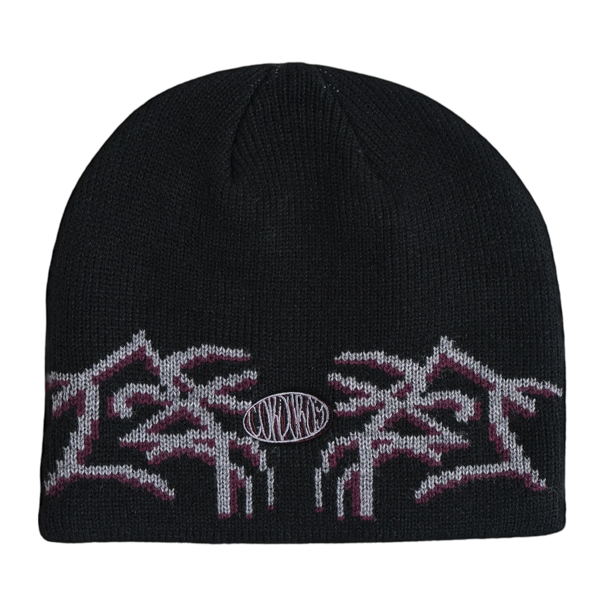 Corduroy Airbrush Beanie - Black