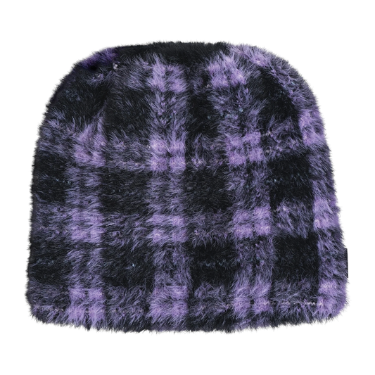 Corduroy Dobunezumi Mohair Beanie - Purple