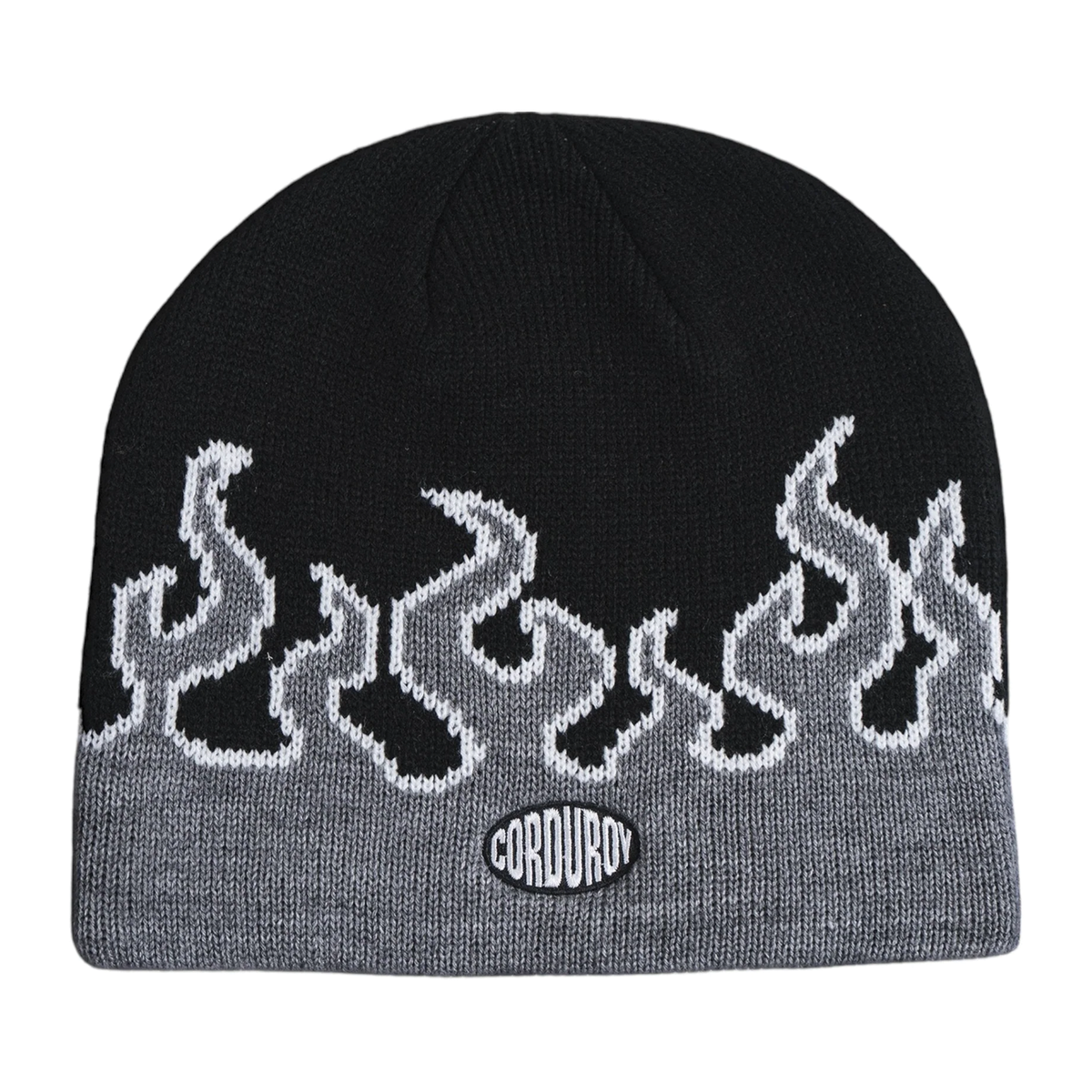 Corduroy LL Burn Skully Beanie - Black