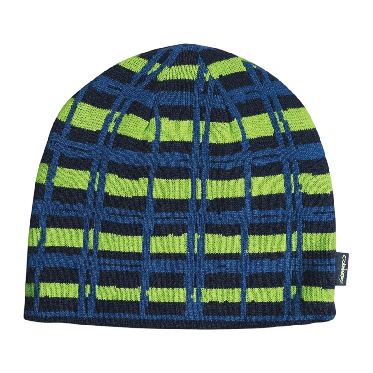 Corduroy Tartan Beanie - Midnight