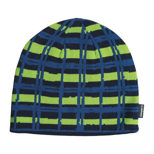 Corduroy Tartan Beanie - Midnight