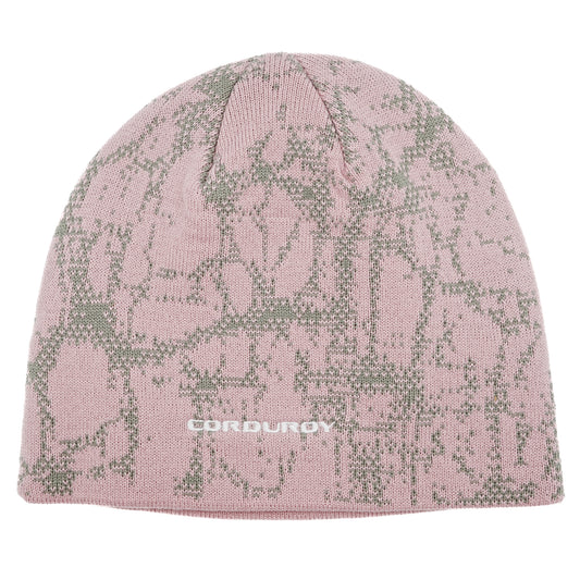 Corduroy Neuron Beanie - Dusty Pink