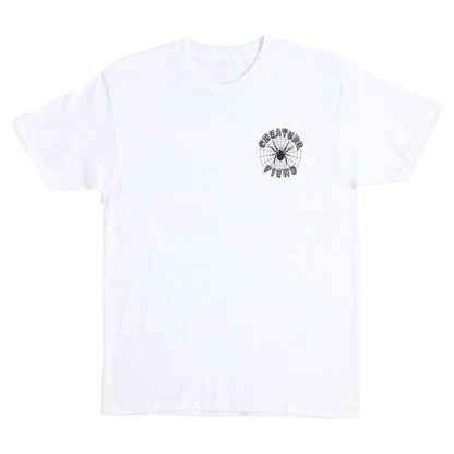 Creature Web Logo Tee - White