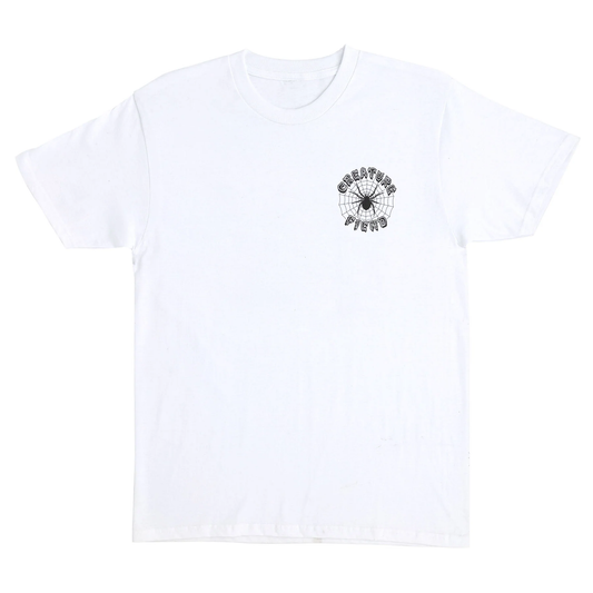 Creature Web Logo Tee - White