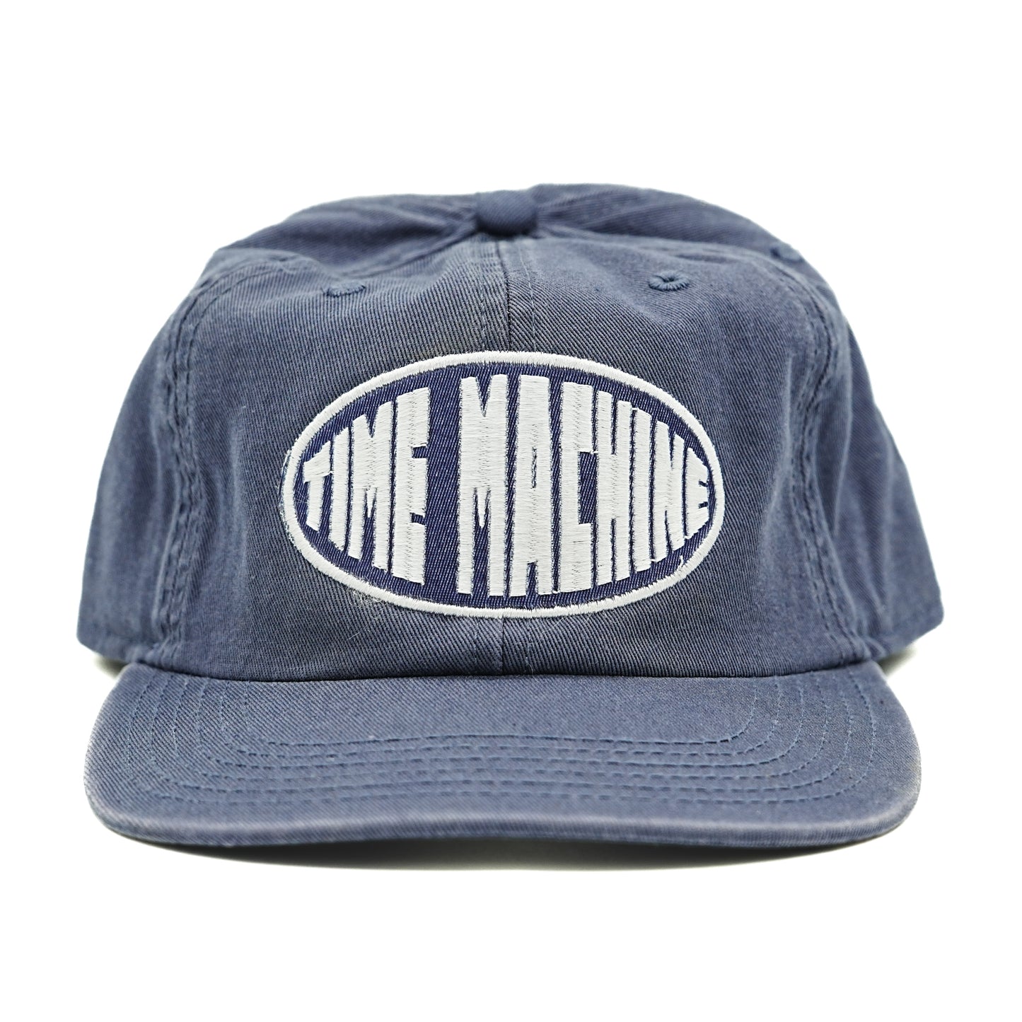 Time Machine Oval Logo Hat - Stone Blue