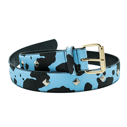 Loosey Studded Cow Belt