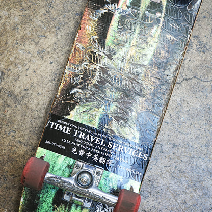 Time Machine "Time Travel Services" Sticker - Black