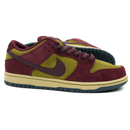 Nike SB Dunk Low Pro - Dark Team Red / Olive Flak
