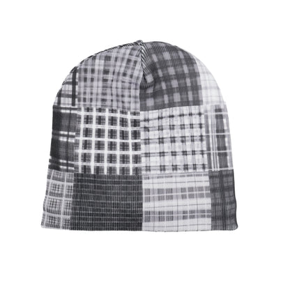 Petri Plaid Beanie - Black / White