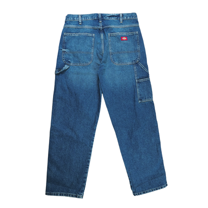 Dickies Worn In 1993 Carpenter Denim Pants - Vickery Wash