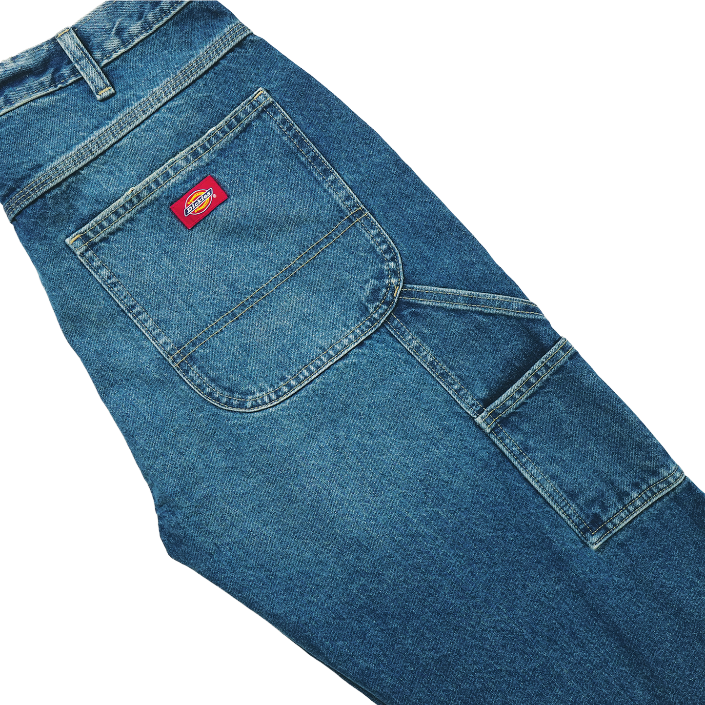 Dickies Worn In 1993 Carpenter Denim Pants - Vickery Wash