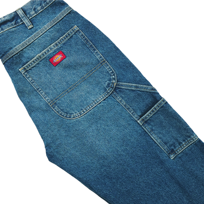 Dickies Worn In 1993 Carpenter Denim Pants - Vickery Wash