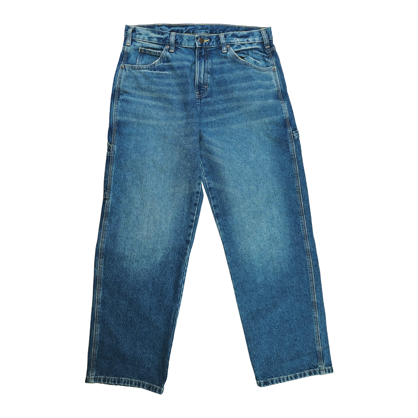 Dickies Worn In 1993 Carpenter Denim Pants - Vickery Wash