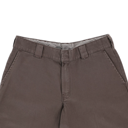 Dickies Worn In Loose 13" Work Shorts - Dark Brown