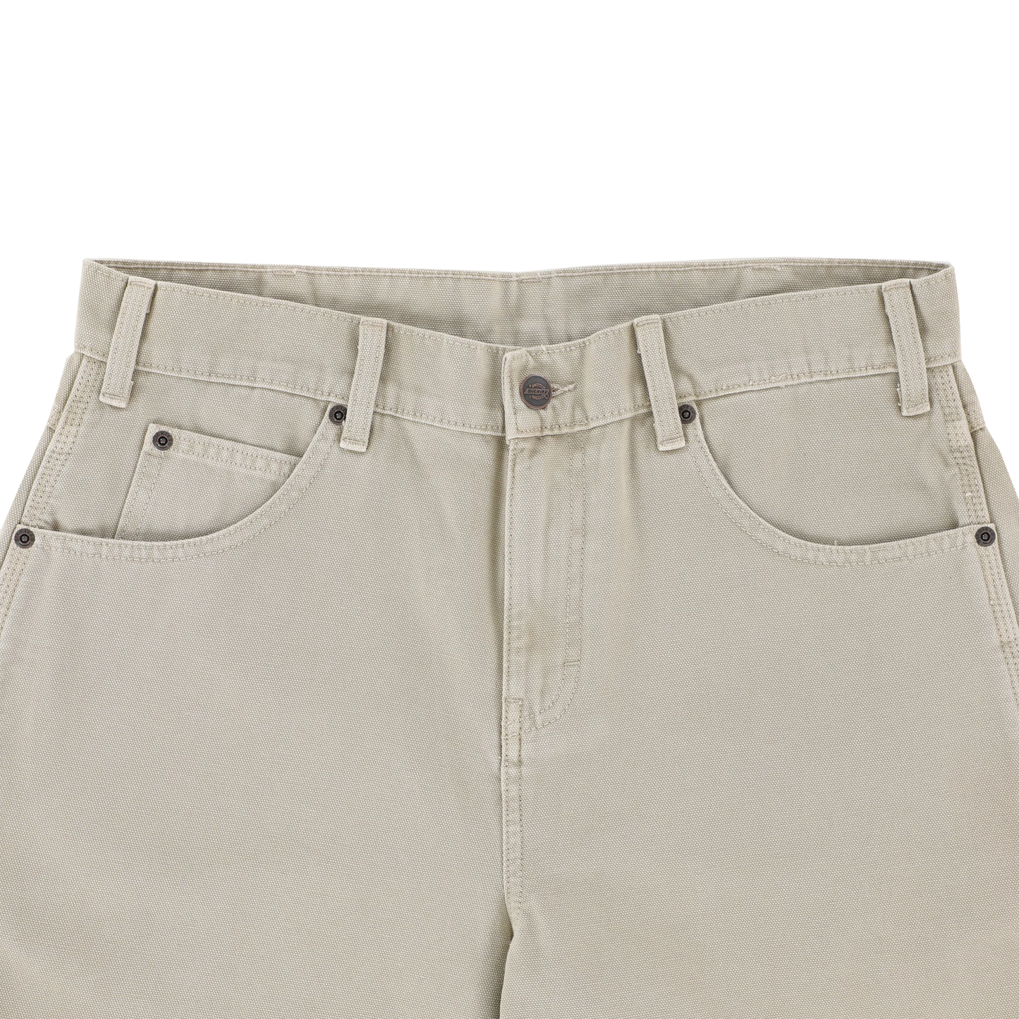 Dickies Worn In Relaxed 13" Duck Shorts - Silver Birch