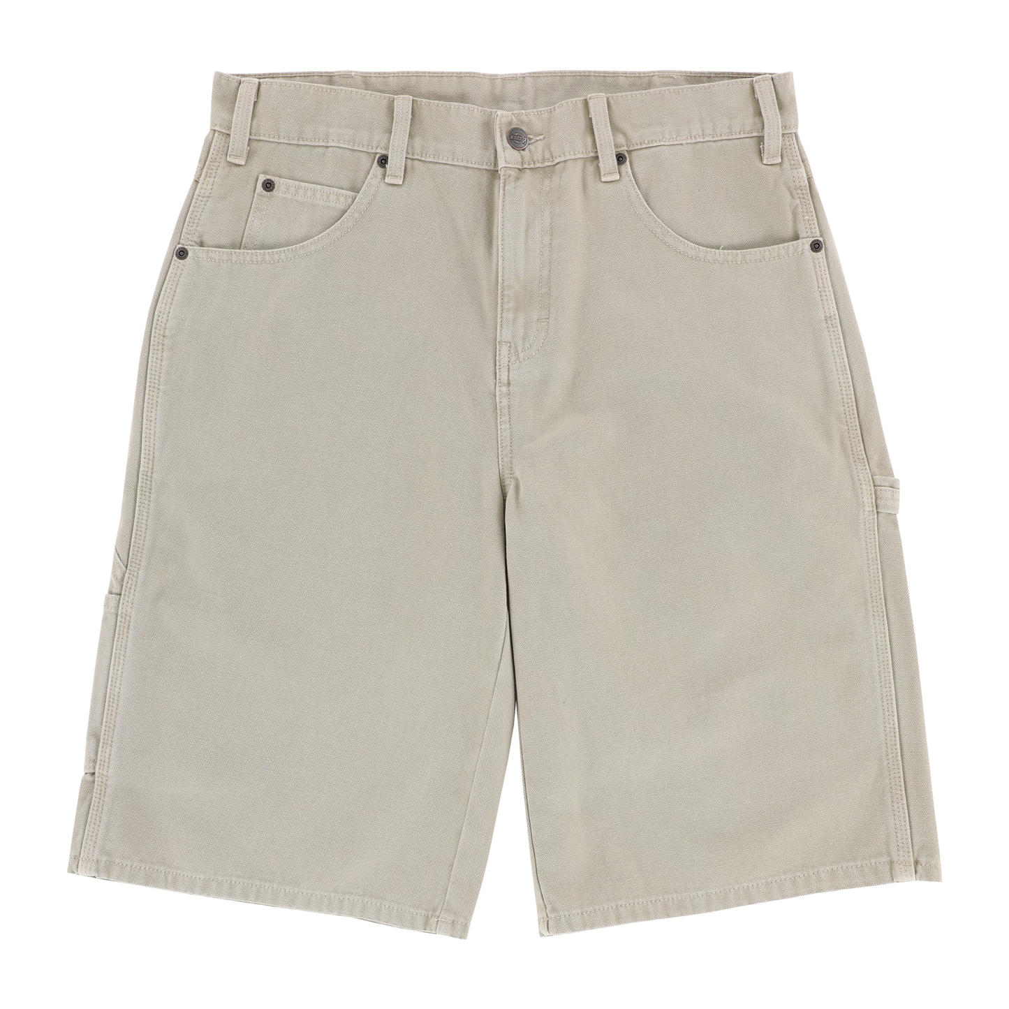 Dickies Worn In Relaxed 13" Duck Shorts - Silver Birch