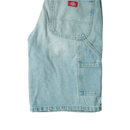 Dickies Worn In Relaxed 13" Denim Shorts - Light Wash