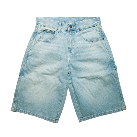 Dickies Worn In Relaxed 13" Denim Shorts - Light Wash