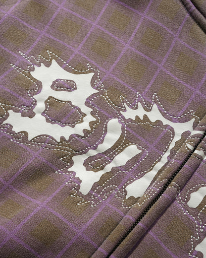 Butter Goods Eruption Zip-Thru Hoodie - Plaid