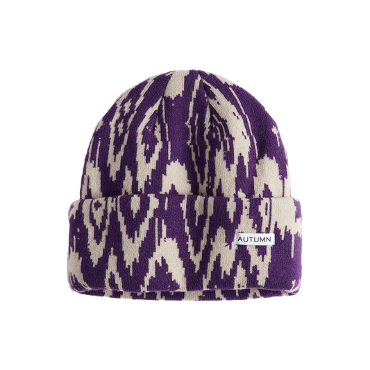 Autumn Craft Beanie - Grape