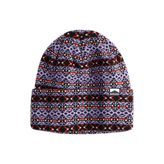 Autumn Heritage Beanie - Lavender
