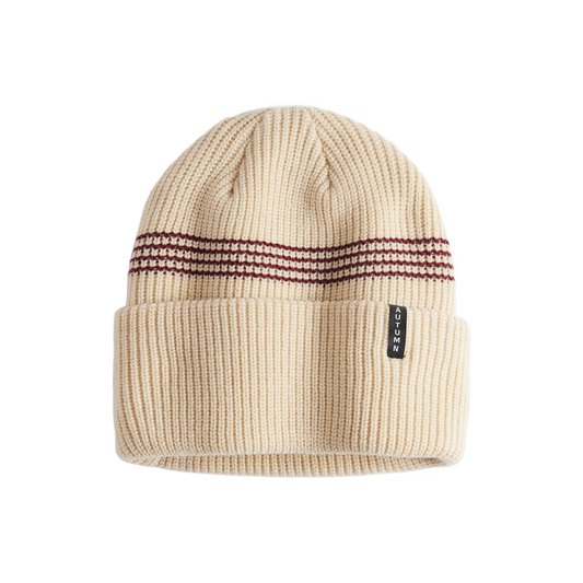 Autumn Mini-Stripe Beanie - Oatmeal