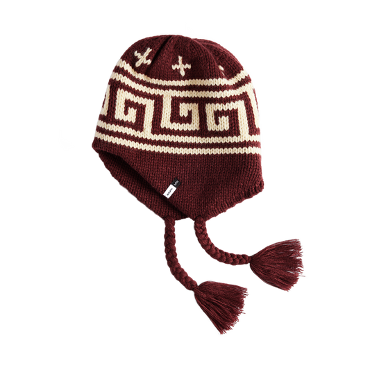 Autumn Niseko Earflap Beanie - Burgundy