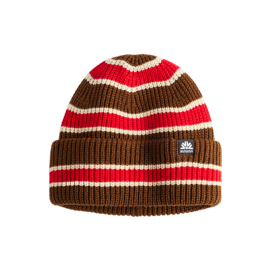 Autumn Slacker Beanie - Brown