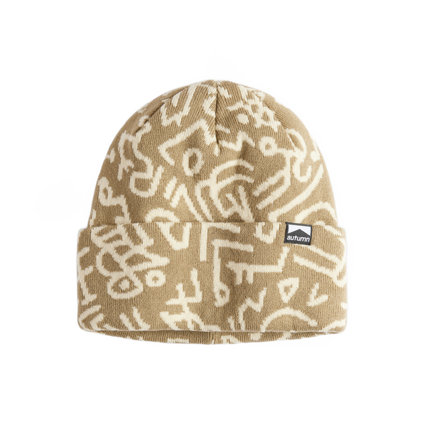 Autumn Soul Camo Beanie - Chinchilla