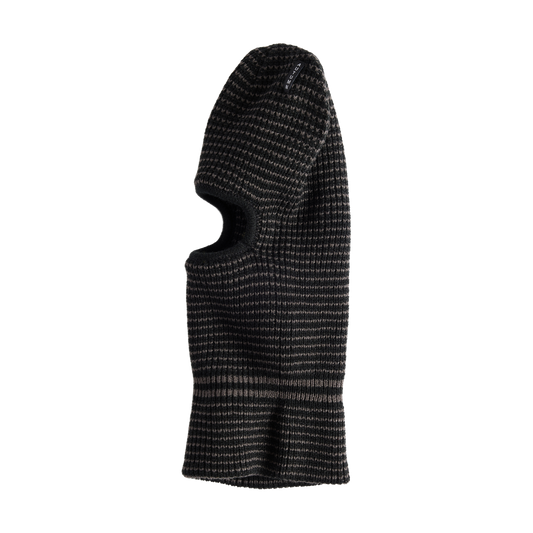 Autumn Striped Mask - Black