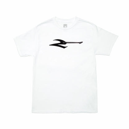 2 Riser Pads Guitar Tee - White