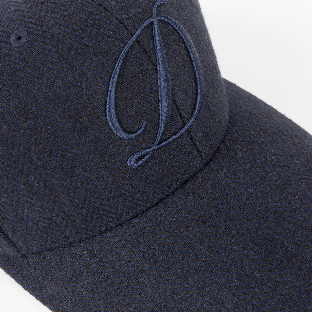 Dime D Full Fit Cap - Herringbone Navy