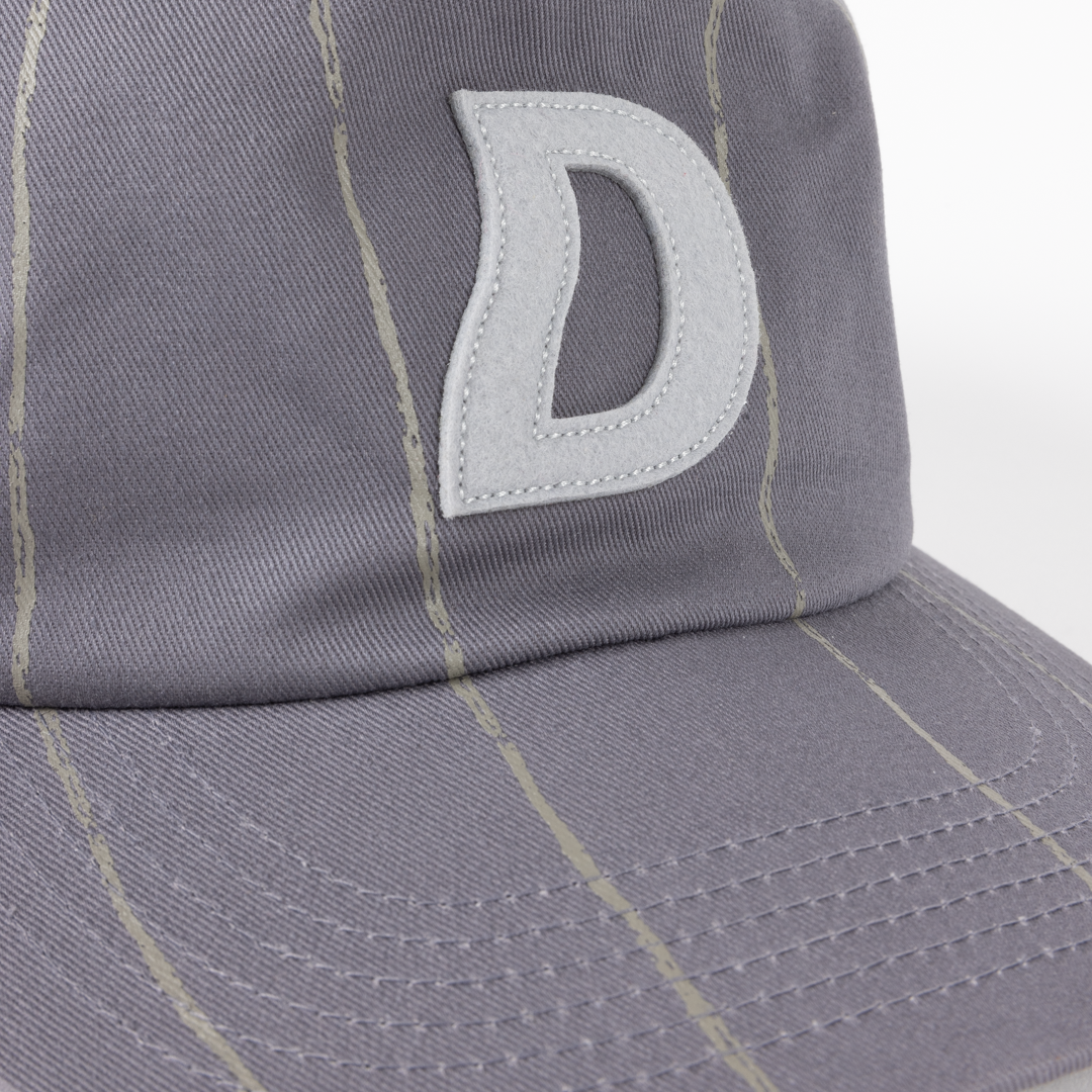 Dime Pinstriped Worker Cap - Gray