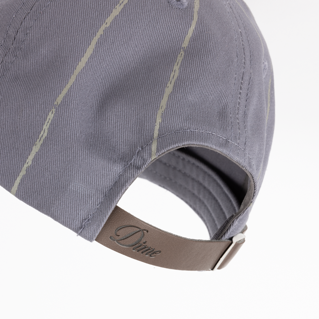 Dime Pinstriped Worker Cap - Gray
