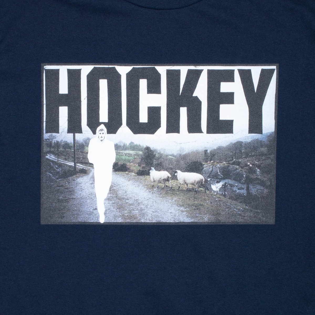 Hockey Priest's Leap Tee - Navy