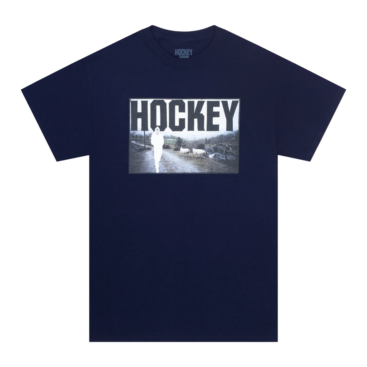 Hockey Priest's Leap Tee - Navy