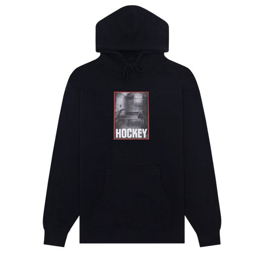 Hockey Bedrot Hoodie - Black