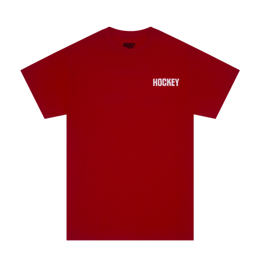 Hockey Support Tee - Cardinal